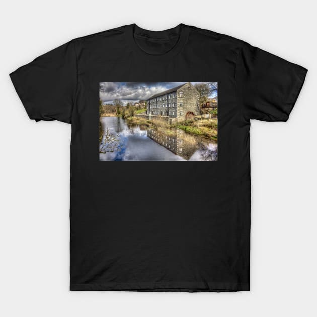 Mill on the Fleet HDR Gatehouse of Fleet Dumfries Galloway Photo T-Shirt by CreativeNatureM